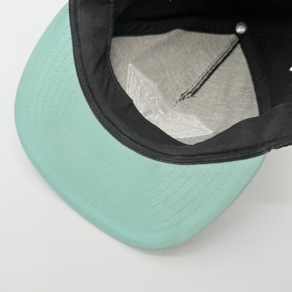 Diamond Supply Co Hat Snapback Men OSFM Black Mint Diamond Logo Skate Streetwear